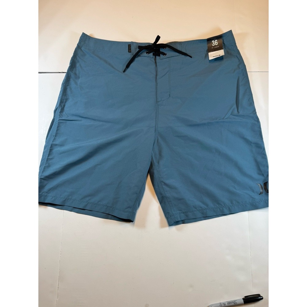 Hurley Mens One and Only 2.0 Boardshorts Celestial Teal Size 36